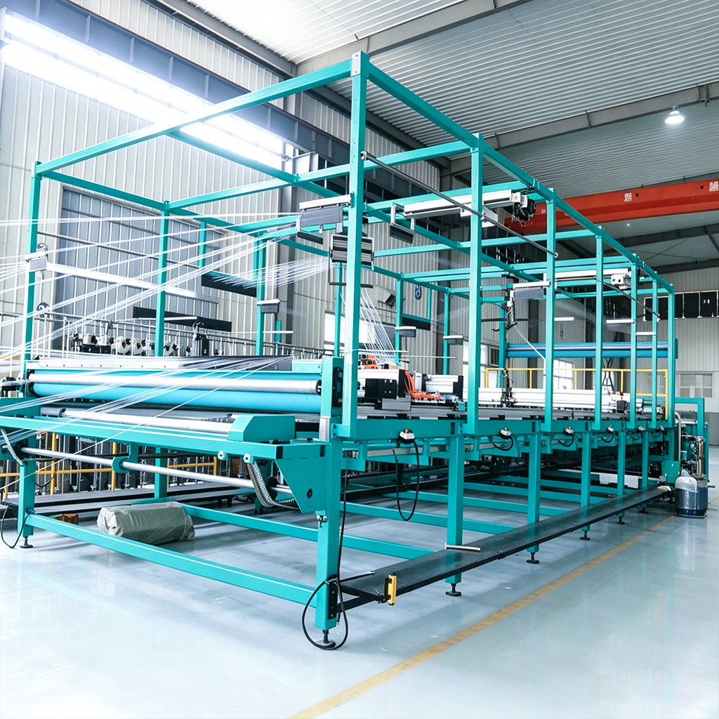 LM Einschuss-Einlegemaschine (Weft-Insertion Laid Scrim Machine)